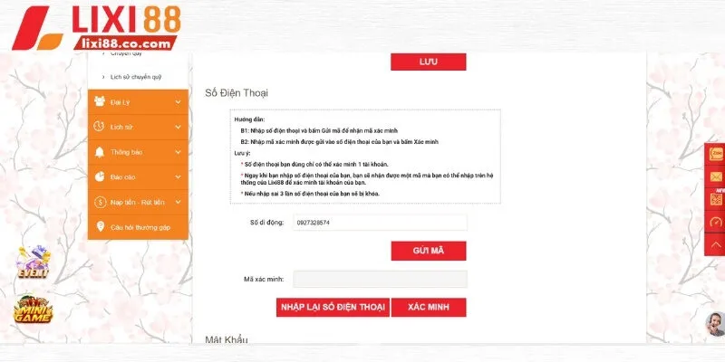 Thực hiện rút thưởng thành công chỉ trong 3 bước